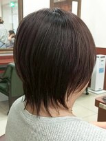 ヘアークリアー 春日部&nbsp;ショートレイヤー ショートボブ チョコレートブラウン