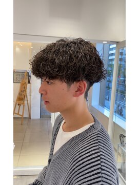 オーシャントーキョー 仙台(OCEAN TOKYO) 波巻きツイストスパイラルツーブロック刈り上げメンズパーマ