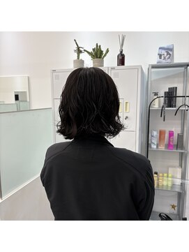 ニトバイアンキシム ボブ(nit by AHNKISM) ぐるぐるすぎずほどよいボブパーマ◎