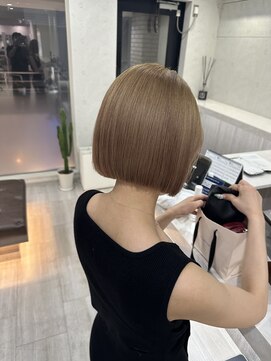 コール ネックス ザ サロン 表参道(COALL nex the salon) 【福島#17】王道ミルクティーベージュボブ 表参道 韓国