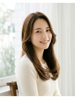 ラディシュ さがみ野(RADISH)&nbsp;夏上品アッシュブロンド×大人美人ロングレイヤーメテオ髪質改善