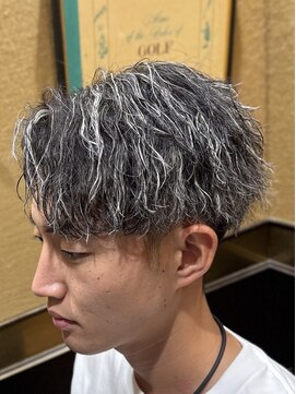 ヒロギンザ 大宮駅前店(HIRO GINZA) ホワイトメッシュツイストパーマ
