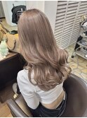 透明感 グレージュ