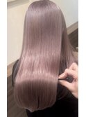 洋光台ブリーチ複雑履歴ダブルカラー白髪ぼかしハイライト