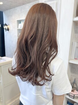 キャアリー(Caary) 福山市美容室Caary20代30代40代透明感ベージュカラーロングヘア