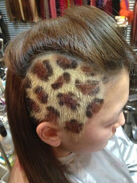 トリックストア(TRICK STORE) 豹柄アート＆キリン柄アートヘアー