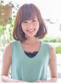 ふんわりフェミニンボブ