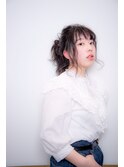 【novita】抜け感ポニーテール