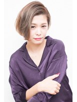 モニカ 西宮北口(Monica)&nbsp;大人かわいい伸ばしかけグレージュナチュラルボブ