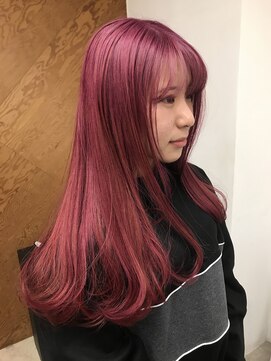 チクロヘアー(Ticro hair) ticro大石ハイトーンピンク