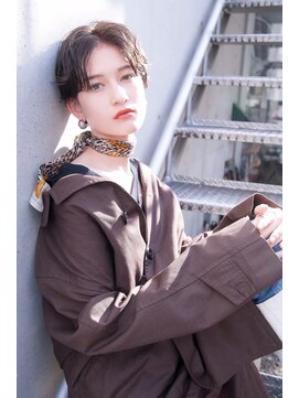 ケイト(kate) 【kate】大宮　ハンサムショート×センターバンク×ベージュ