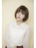 アフロディーテ ギンザ 秋葉原店(APHRODITE GINZA)&nbsp;グレージュカラー/シルキーベージュ/斜めバング/秋葉原