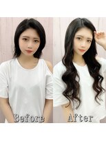 あるじゃんすー 札幌店&nbsp;ナチュラルブラック#シールエクステ#ゆるふわウェーブ#札幌