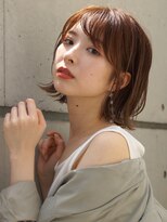 アトリエ フェム(atelier.fem)&nbsp;atelier midy ツヤと束感のある外はねボブスタイル