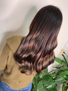 ギフト(gift) シルクのようなツヤ感ロングヘアー★