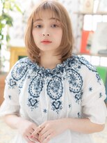 カバーヘア イヴ 戸頭店(COVER HAIR EVE)&nbsp;シースルーバング外国人風ハイトーンカラーa戸頭10代20代30代