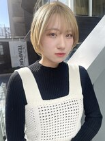 ヌード(NUDE)&nbsp;「NUDE」#10代 20代 30代 大人ショートボブ ハイトーンカラー