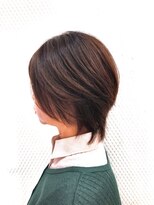 クオリス 上福岡店(QUALIS)&nbsp;前上がり/グラデーション/オレンジブラウン/40代50代60代/小顔/