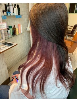 レーヴ ヘアー シエル(Reve hair ciel) インナーカラーバイオレット １０代/２０代/３０代/４０代