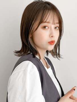 リヤン 表参道(lyann) ★小顔20代30代インナーカラーアプリコットオレンジくびれヘア