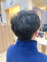 マイスタイル 大井町店(My jStyle by Yamano) スーツ短髪ツーブロック束感モテる黒髪シークレットパーマ