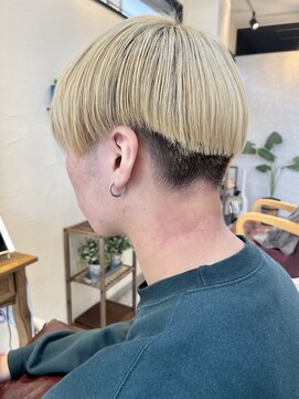 ヘアリゾート クオリア(hair resort Quaria by piece) 抜きっぱなしマッシュヘアハイトーン☆