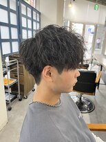 ジーニー 横浜(giinii)&nbsp;波巻きパーマ　マッシュ