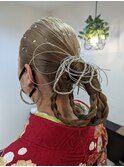 着付けとヘアセット　成人式、卒業式　結婚式