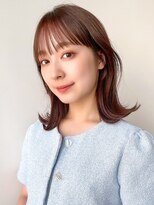 ラフ フロム ガーデン(Laf from GARDEN)&nbsp;20代30代おすすめ柔らかくびれミディ/前髪カタログ