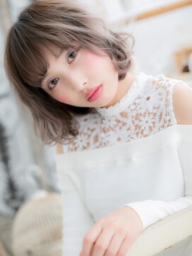 モッズヘア 越谷(mod's hair) ホワイトアッシュハイライト外国人風大人ボブc5越谷10代20代30代