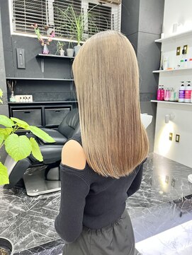 チュダック(ChuDuck) 韓国風《ミルクティー》ハイトーン/ケアブリーチ/ダブルカラー