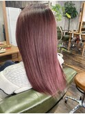 髪質改善メテオカラー☆ピンク