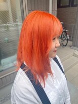 ヘアーゾーン ハチマルハチ 登戸駅前店(Hair Zone 808) オレンジカラー