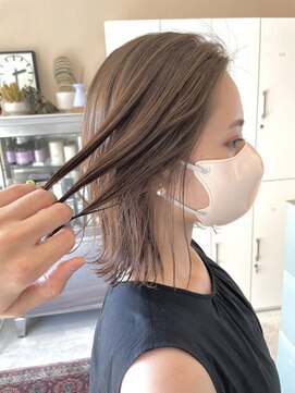 フィグバイアルテフィーチェ(fig by artefice) 切りっぱなし×シアベージュ