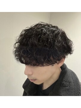 アッシュ 二子玉川店(Ash) 波巻きパーマ刈り上げマッシュ波巻きスパイラル