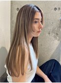 外国人風サラ感ロング姫カット