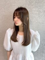 ロンド アンブル 四条烏丸(Lond ambre) 【五島巨幹】レイヤーカット/オリーブベージュ/シアーカラー