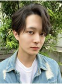 20代30代40代/かきあげジェントルパーマ　爽やか
