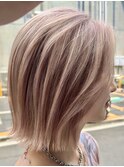 10代20代30代小顔顔まわり似合わせ外はねボブ