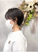 丸みショート 耳かけショート マッシュショート ショートボブ