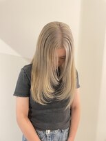 ユニコ(unico)&nbsp;リタッチブリーチ/ホワイトブロンド/ロング