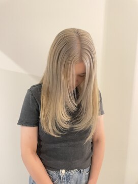 ユニコ(unico) リタッチブリーチ/ホワイトブロンド/ロング