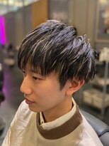 ヤード(YARD)&nbsp;ホワイトメッシュ/ツーブロックマッシュ