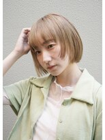 トリッカ 銀座(tricca)&nbsp;レイヤーボブ/顔周りボブ/ホワイトグレージュ