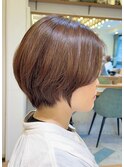 イメチェン外ハネボブ美髪ワイドバングレイヤーショート/大宮