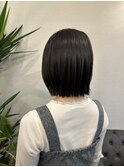 切りっぱなしボブ