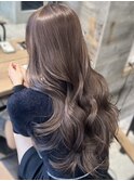 韓国ヘア ショコラグレージュアッシュ ダークグレージュ艶髪