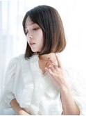 暗めカラー韓国ヘアボブショートオリーブベージュ_F70843