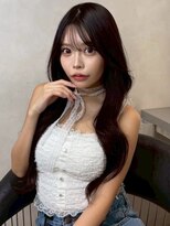 ユーフォリア 渋谷グランデ(Euphoria SHIBUYA GRANDE)&nbsp;顔周りカット 前髪カット 韓国くびれヘア 20代 髪質改善 艶髪