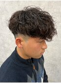スペインカール/フェード/短髪/men's/ツイストパーマ/メンズ